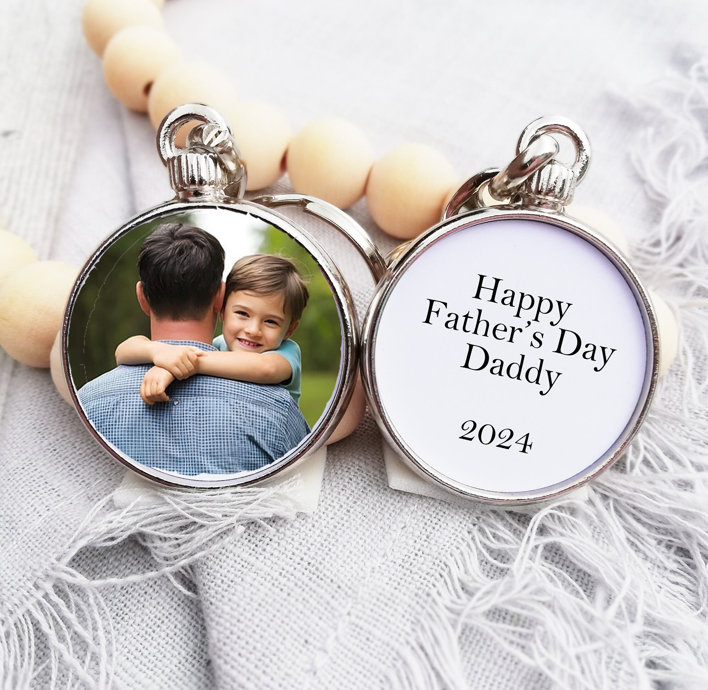 Daddy Gift Father s Day Keyring Photo Keyring for Dad Dad Key Ring Father s Day 2024 Etsy Canada