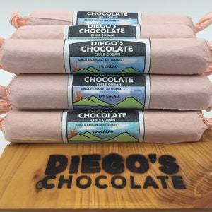 SPICY CHOCOLATE Chile Cobán Chocolate 75% Dark Chocolate Chocolate Rolls Mayan Pepper Chocolate Rolls Spicy Hot Chocolate 4 Pack image 3