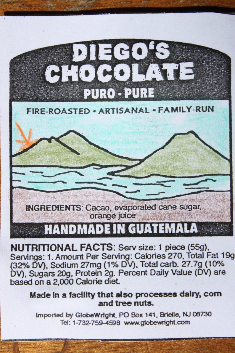 Puro 4 Pack 80% Vegan Mayan Dark Chocolate Rolls image 3