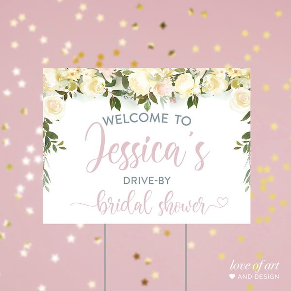 Drive by Bridal Shower Signs Etsy