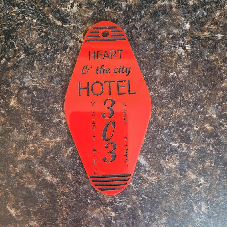 Matrix Keychain The Matrix Themed Retro Motel Keychain - Etsy
