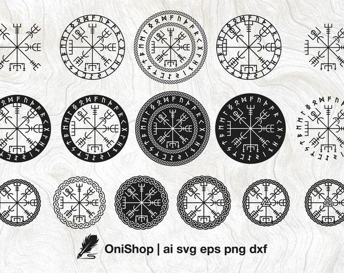 Protection Bind Rune Svg Vegvisir Protection Runes SVG - Etsy