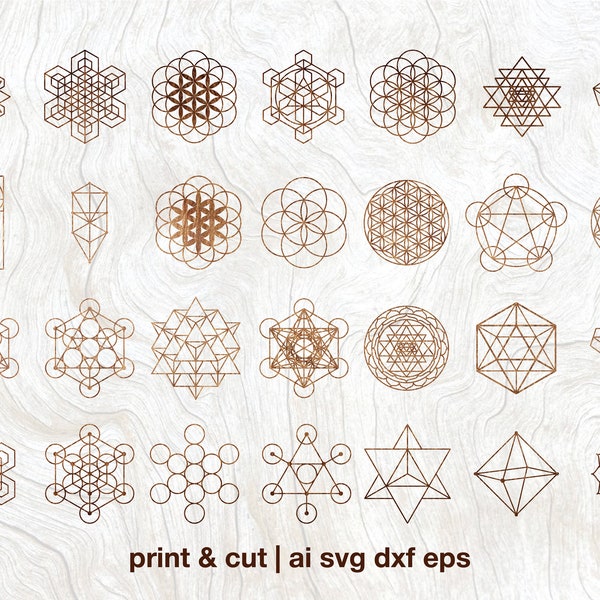 Dxf Cut File Geometry - Etsy UK