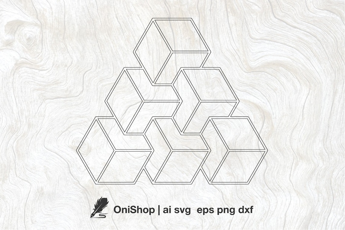 Impossible Geometry Objects Svg Bundle 45 Impossible Shapes - Etsy