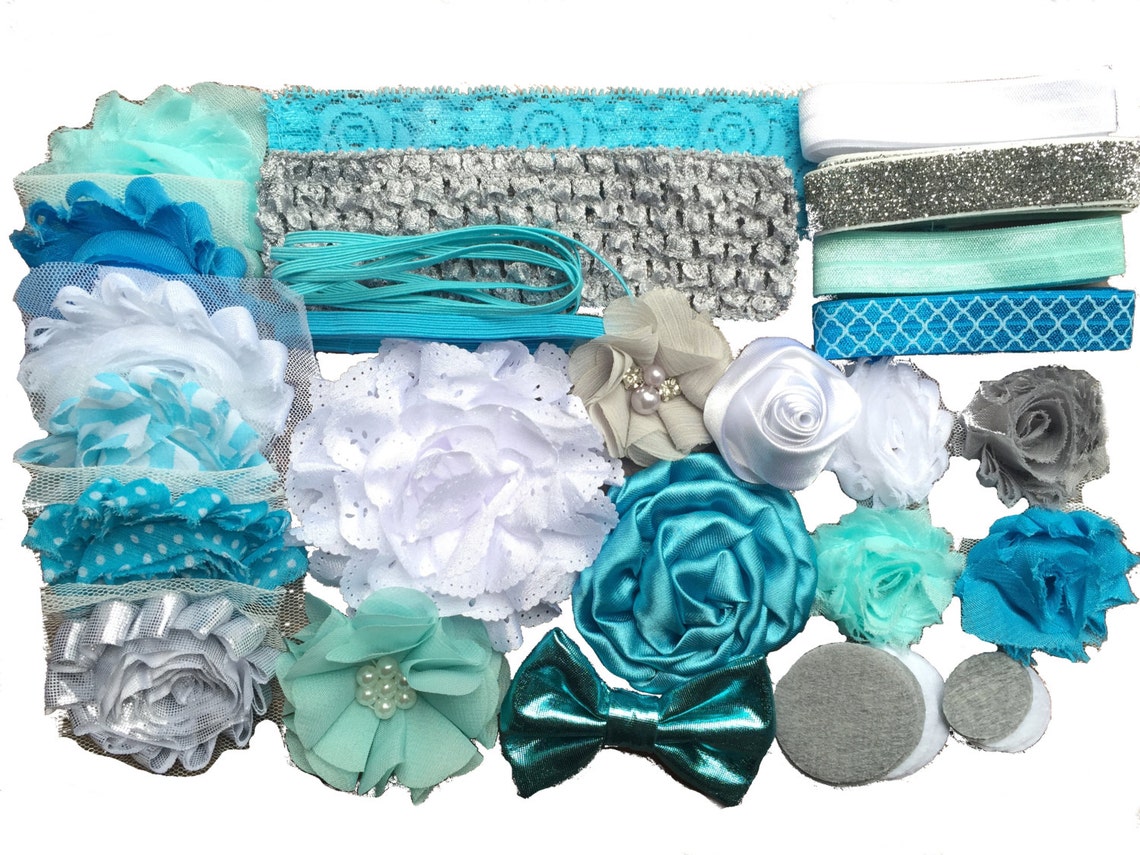 Baby Shower Headband Kit mini Blue Freeze Baby Etsy