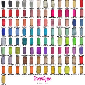 Fold Over Elastic 5/8&quot;, Foldover Elastic for Headbands, 5/8&quot; Fold Over Elastic By the Roll - 100 yards FOE Over 90 Colors LISTING #1/2