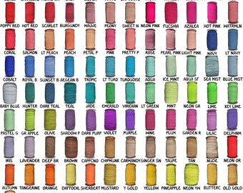 Elastico pieghevole da 5/8", elastico per fasce per neonati, elastici per capelli e mascherine, 5/8" FOE in rotolo - 100 iarde in oltre 90 colori INSERIMENTO N. 2/2