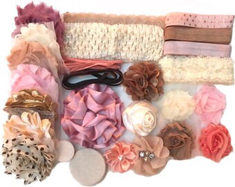 DIY Baby Headband Making Kit Baby Shower Headband Station | Etsy