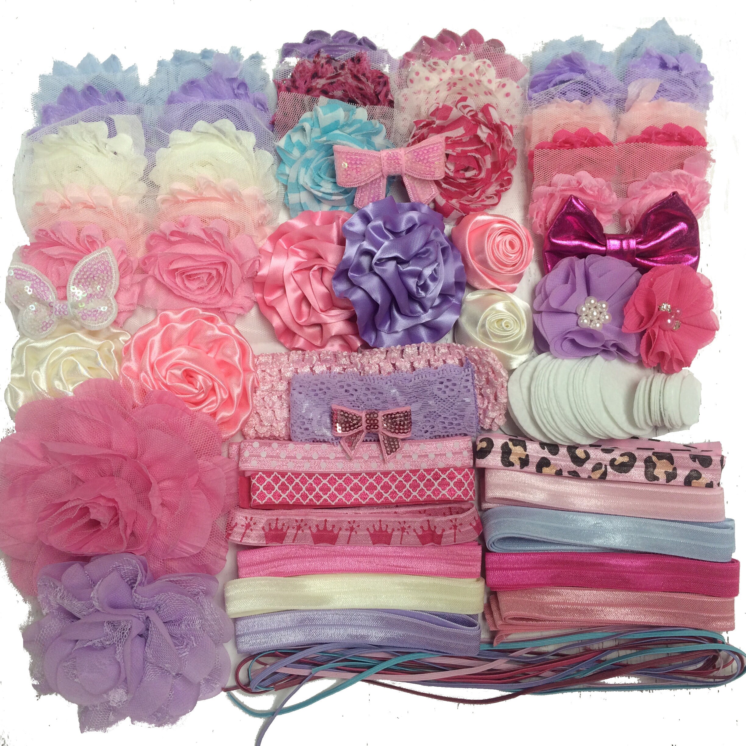 Baby Shower Headband Kit Baby Shower Headband Station DIY Etsy