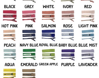 1.75" Partially Lined Alligator Clip, 22 Colors to Choose, Hair Clips, Alligator Clips, Bow Clips, Wholesale Clips, Lot of 5, 10, 15 or 20