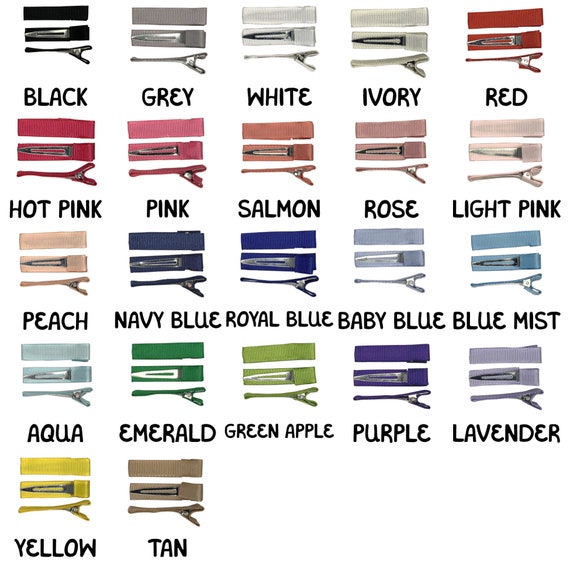 1.75" Partially Lined Alligator Clip, 22 Colors to Choose, Hair Clips, Alligator Clips, Bow Clips, Wholesale Clips, Lot of 5, 10, 15 or 20