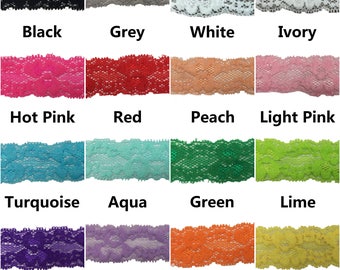 Fold Over Elastic 1, Fold Over Elastic for Headbands, 1 inch Foldover  Elastic by the single yard, 5 or 10 yards, 27 Colors to Choose From