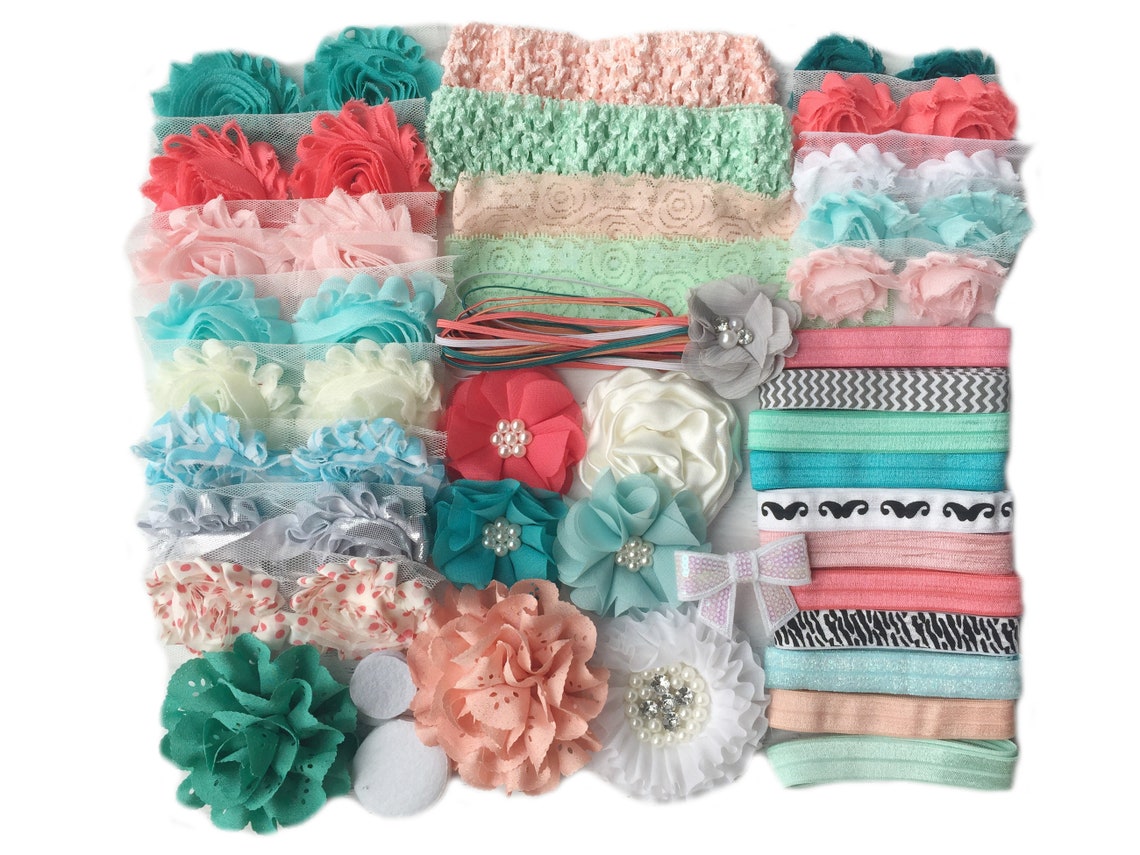 Baby Shower Headband Kit Baby Headband Kit Baby Shower Etsy