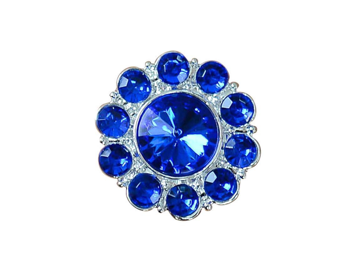 1 Inch Rhinestone Button Flatback, Flat Back Rhinestone Embellishment ...
