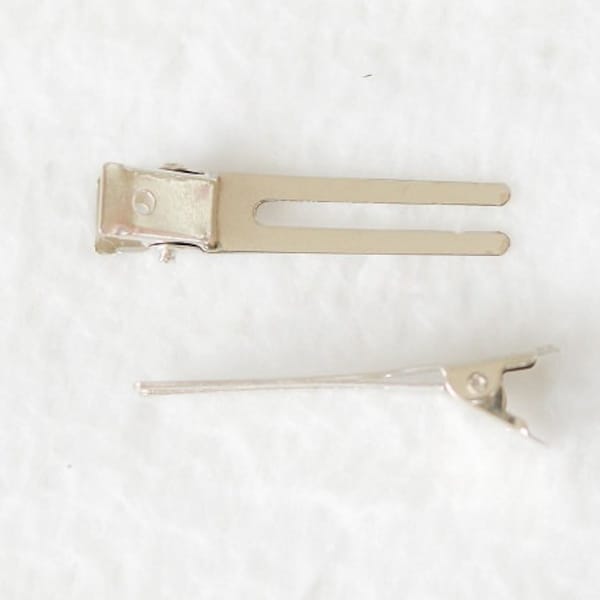 1.75" Double Prong Alligator Clip, Hair Clips, Alligator Clips, Bow Clips, Wholesale Alligator Clips, Lot of 10