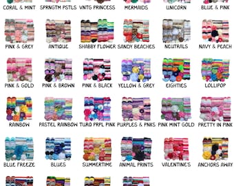 Baby Shower Headband Kit, Baby Headband Kit, Baby Shower Headband Station, DIY Headband kit, over 30 Arrangements to Choose From