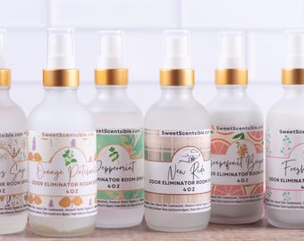 4 oz Room Spray, Odor Eliminator Home Fragrance, Linen Spray, Aromatherapy Air freshener, Choose Your Scent Room Spray, Bathroom Spray