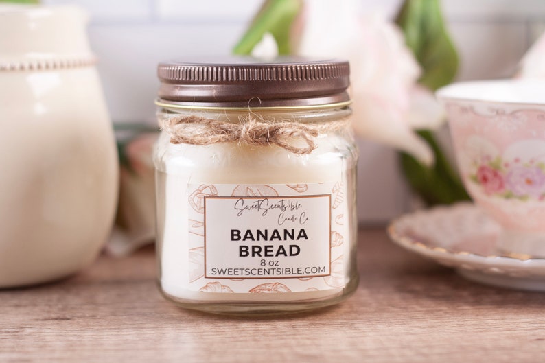 Banana Bread Scented Soy Candle