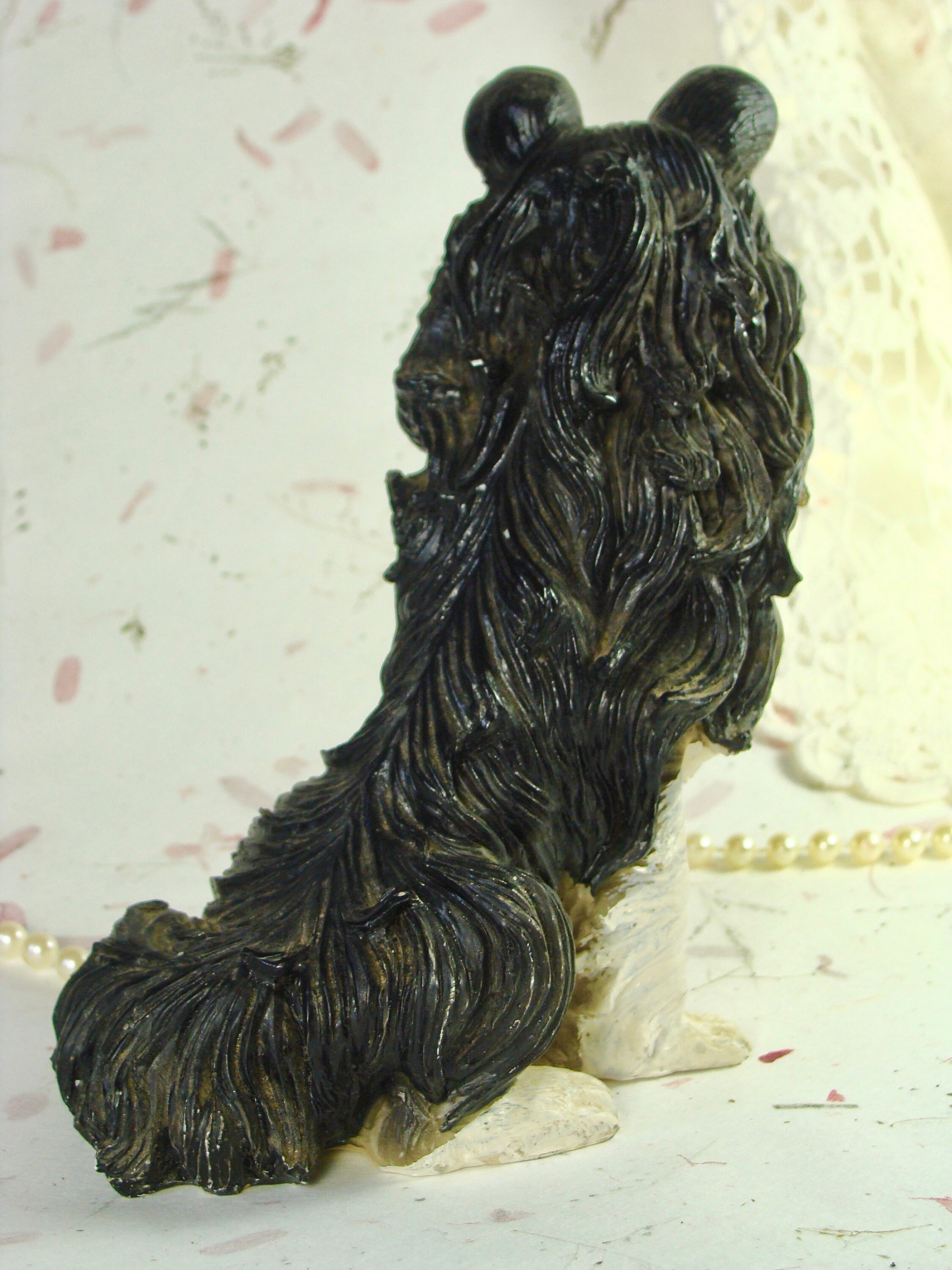 Shetland Sheepdog Figurine Sheltie Dog Figurine Vintage Etsy