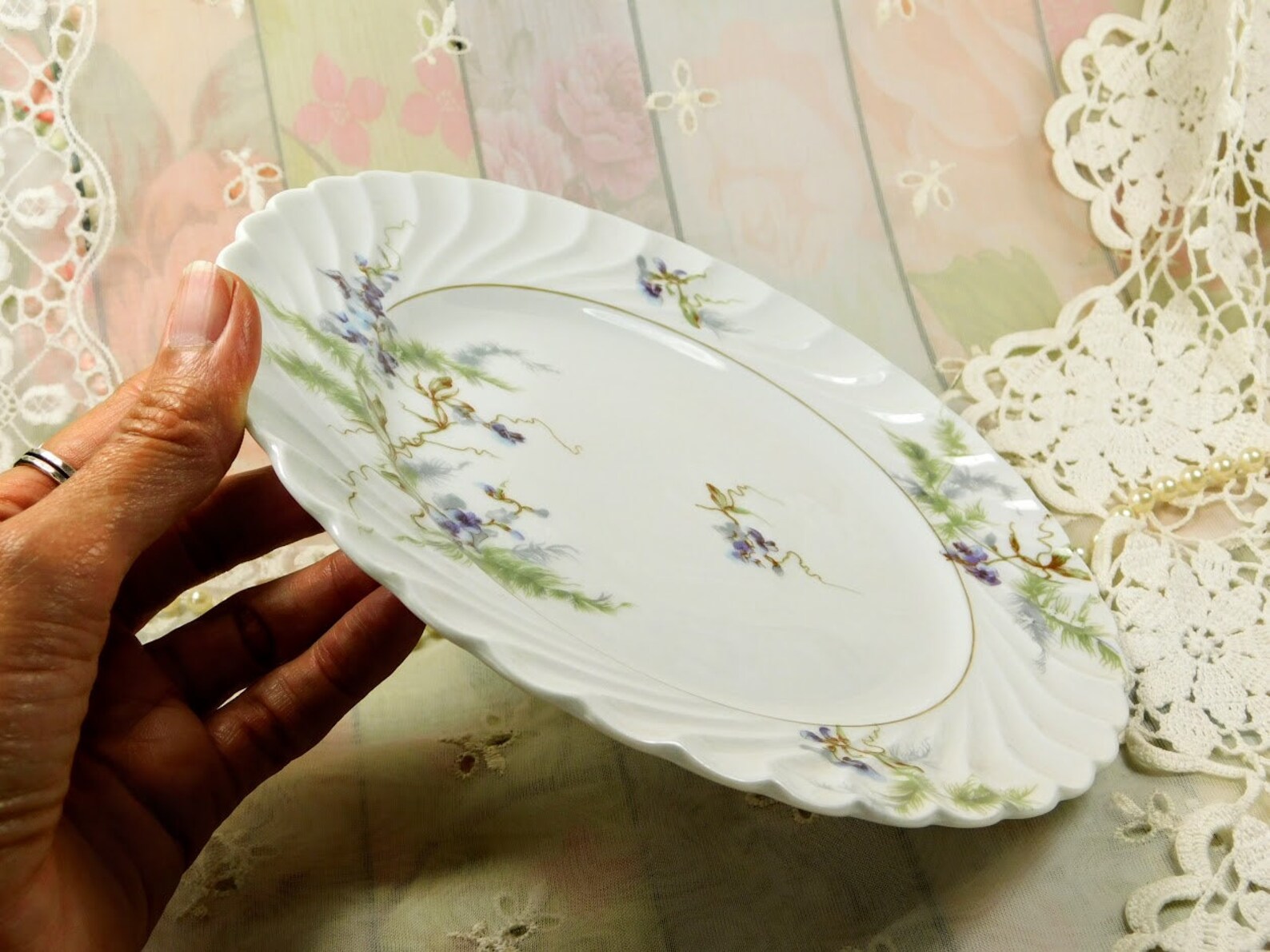 Haviland Limoges Orsay Plate From France Vintage Haviland Etsy