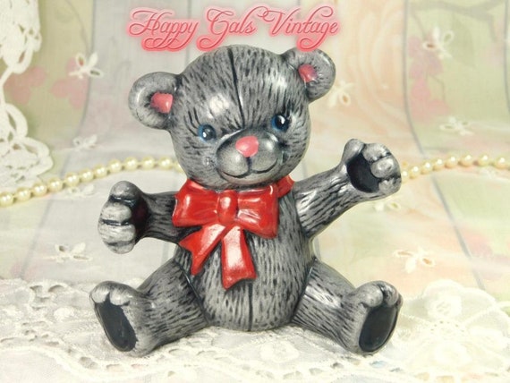 porcelain teddy bear figurines