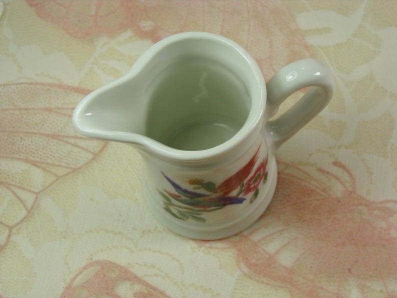 Little Bird Pitcher Small Porcelain Pitcher Tiny Pitcher Little Porcelain Pitcher Doll/'s Pitcher Little Condon Bleau Pitcher Gift