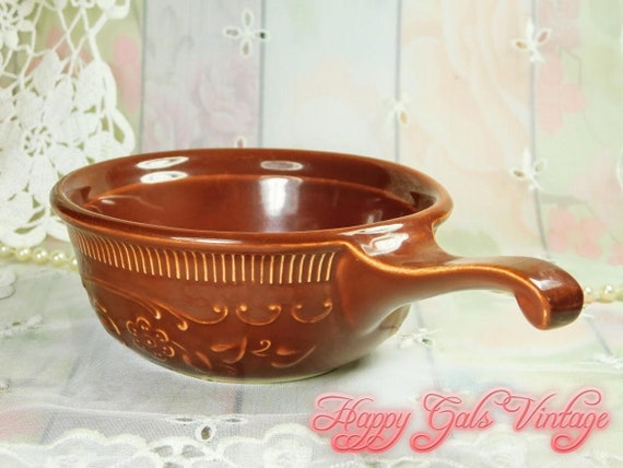 Genuine Oven-serve Ware Ceramic Pot in Red Clay Brown, Small Ceramic Oven  Safe Skillet Style Pot by TST, Brown Ceramic Pot Housewarming Gift - Etsy