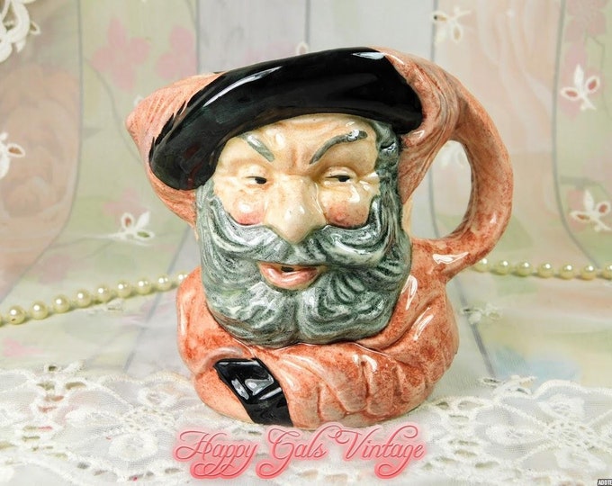 Royal Doulton Toby Mug Falstaff D 6385 1949 Limited Edition #21, Vintage Royal Doulton Mug from England, Porcelain Character Mug Gift