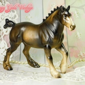 Marchon Horse Horse Figurine Vintage Toy Horse 1988 Horse collectible Black Stallion