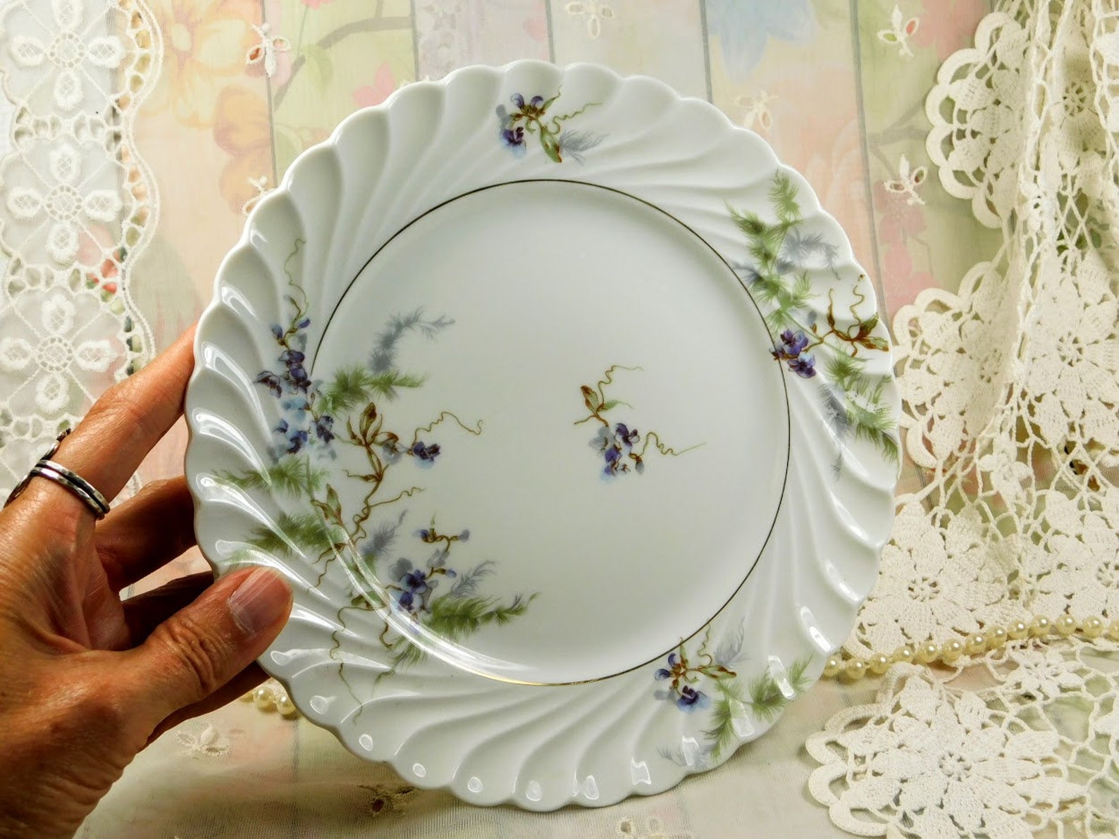 Haviland Limoges Orsay Plate From France Vintage Haviland Etsy