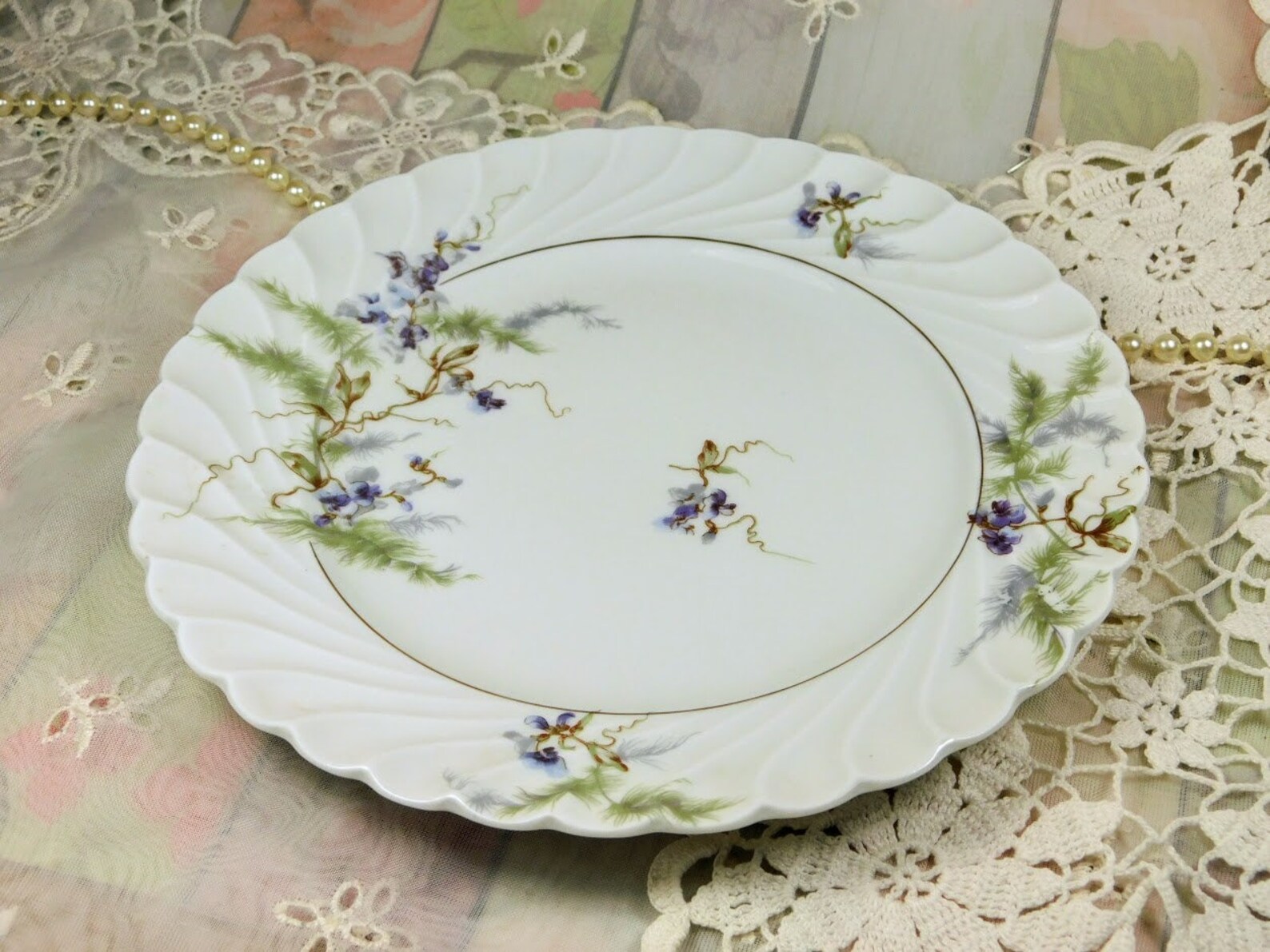 Haviland Limoges Orsay Plate From France Vintage Haviland Etsy