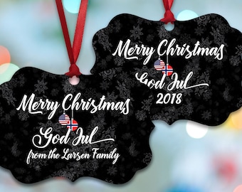 norwegian american bilingual holiday ornament free personalization christmas decoration merry christmas god jul norwegian christmas - Norwegian Christmas Decorations norwegian american bilingual holiday ornament free personalization christmas decoration merry christmas god jul norwegian christmas - Norwegian Christmas Decorations