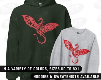 Cymru Wales Welsh Dragon Unisex Hoodie / Sweatshirt – Welsh Pride Clothing