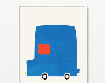 Printable Car Nursery Wall Art- Kids room decor- Pdf+Jpeg- 8"x10"- Instant Download- (AP-045)