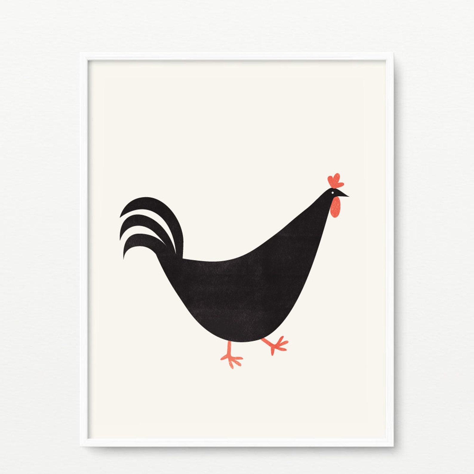 Printable Rooster Nursery Wall Art Kids Room Decor Pdfjpeg 8x10 Instant ...
