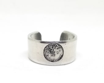 指輪・リング hyeres-lor Champagne Full Moon Silver (W) Glossy Slim Ring M org.jpg