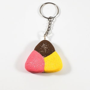 Polvoron tricolores keychain (pan dulce keychain, polvorones)
