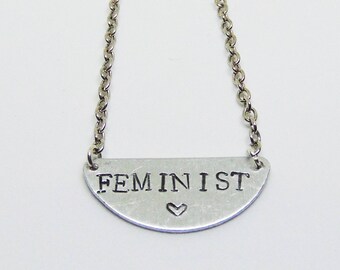 feminist necklace