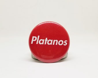 Platanos button pin (latinx pins, platano)