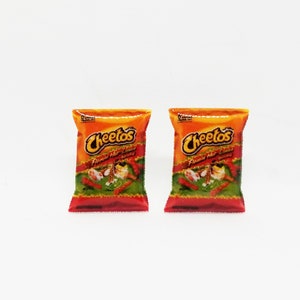 Hot cheetos limon stud earrings (hot cheetos lemon, hot cheeto earrings)