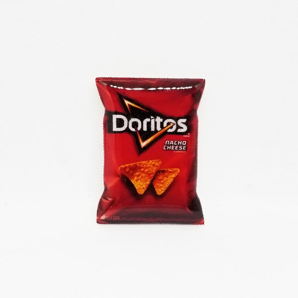 Doritos nacho cheese pin or magnet (doritos lapel)