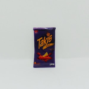 Takis fuego pin or magnet ( takis lapel, charm)