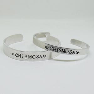 Chismosa cuff bracelet chisme, chismosa bracelet, latinx bracelet, stamped cuff, chismosa bracelet image 1