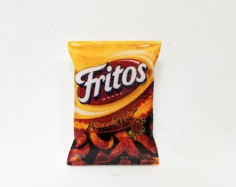 Hot Fritos Pin or Magnet hot Fritos Lapel Fritos Pin Flaming Hot