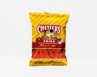 Chesters hot fries key chain (hot cheetos key chain, hot fries key chain, hot cheeto fries key chain)