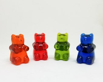 Gummy bear pin (gummy bear lapel, candy pin)
