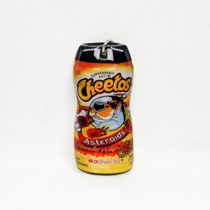 Hot cheetos asteroids keychain (hot cheetos, cheetos asteroids)