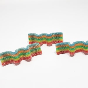 Rainbow Sour Belt pin (sour candy pin, gummy pin, candy pin)