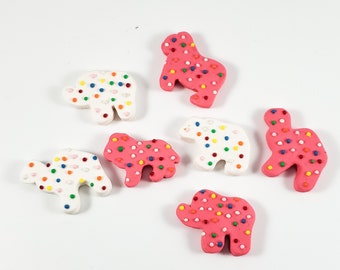 Frosted Animal Cookies pin (circus animal cookies lapel)