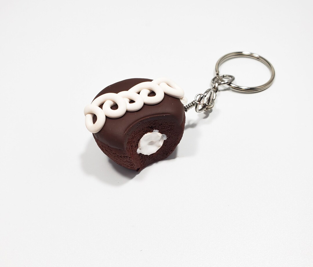 Key Chain Choco Chocolate Cupcake Keychain (cupcake Keychain, Dessert Keychain ...